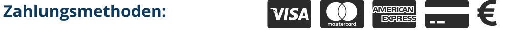 Zahlungsmethoden:     
